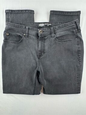Seven7 Men's Slim Straight Denim  Jeans in Charcoal Gray Size 36x32
